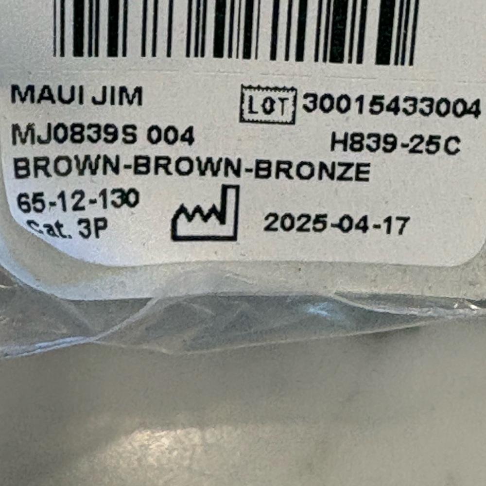 Maui Jim Alenuihaha Black and Brown Sunglasses - Picture 14 of 16